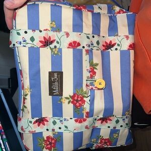 Matilda Jane Thermal Picnic Cooler Bag Tote Floral Print With Pockets
